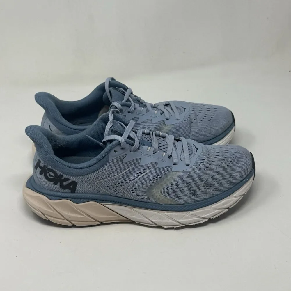 Hoka One One Arahi 5 Sneakers Shoes Womens 10 Blue Running Lightweight